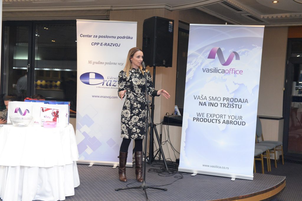 Milica Živković, osnivačica i vlasnik Agencije Vasilica Office, članice Udruženja e-Razvoj